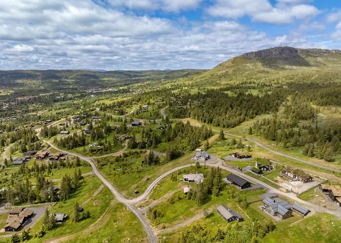 Panoramic Near Skeikampen In Gausdal Svingvoll